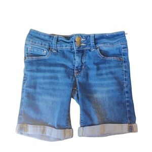 Girls mudd long jean shorts size 10 girls​​​​​